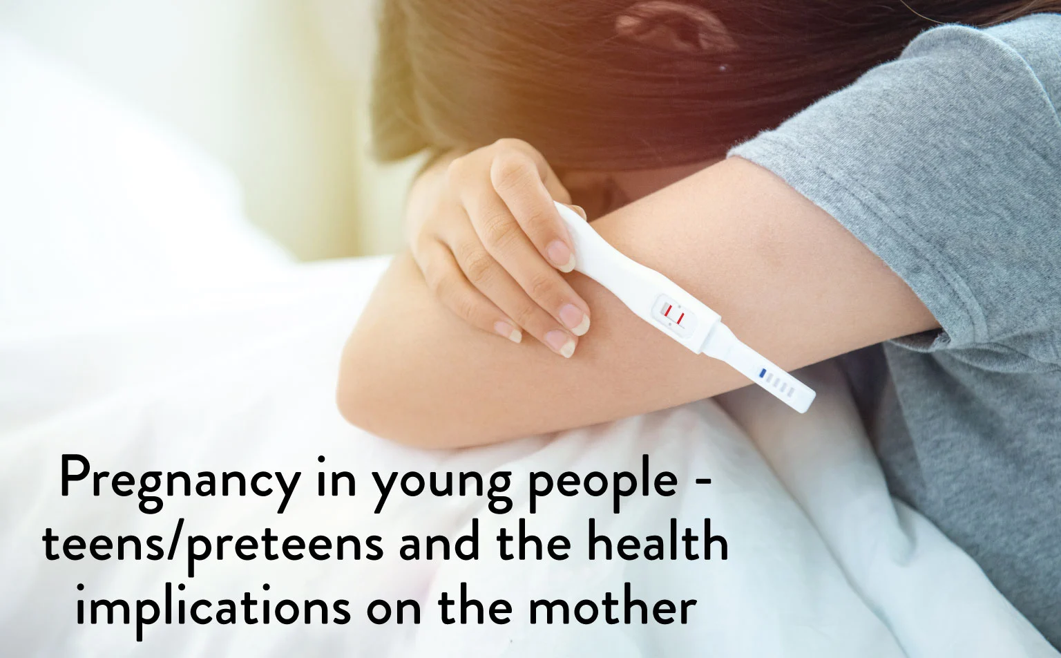 Pregnancy in young teen and complication