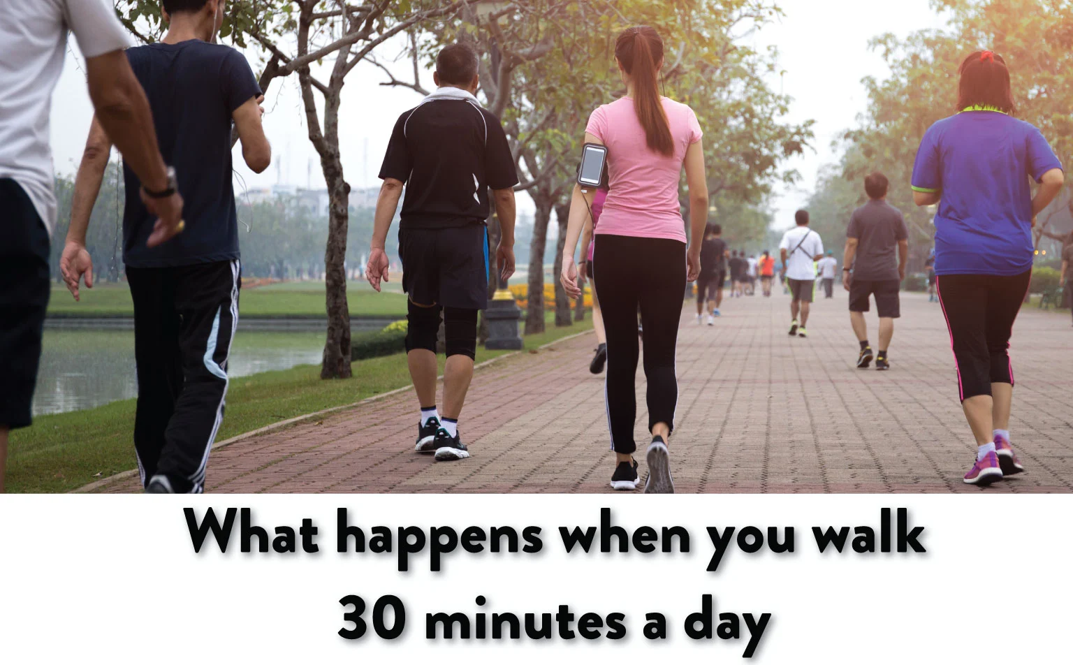 Walking 30 minutes a day